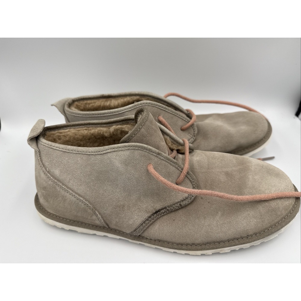 Size 10 Mens UGG Maksim Tamarind Ankle Chukka Suede Wool House Shoes Boots Used